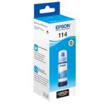 EpsonEcotankBlaek Epson 114 EcoTank Cyan бутилка с мастило - оригинално мастило Epson за EcoTank (C13T07B240)