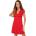 Donna Нощница Koszulka-Klarisa-Red-CzerwonyV-59591-Czerwony - Бордо, размер 36