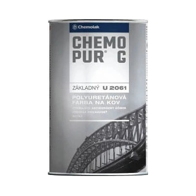 Chemolak U 2061 Chemopur G 0,8 l černá