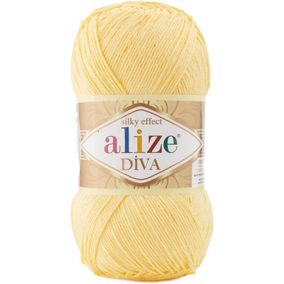 Alize Příze Diva 187 světle žlutá