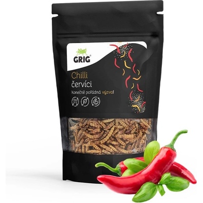 Grig Chrumkavé červíky Chilli 20 g