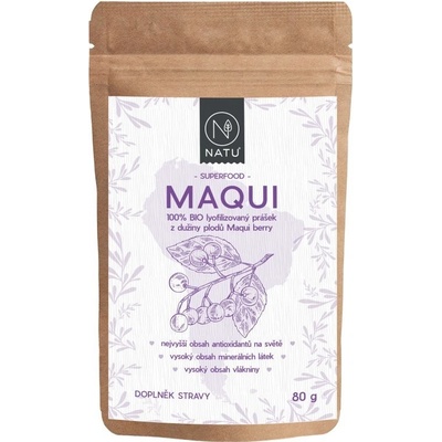 NATU Maqui BIO prášek 80 g