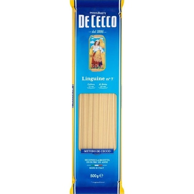 De Cecco Suché bezvaječné semolinové těstoviny Linguine secche No.7 1 kg