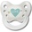 Dentistar Силиконова залъгалка с халка Dentistar - Любов, размер 2 (22291)