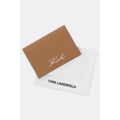 KARL LAGERFELD калъф за карти дамски от кожа K/SIGNATURE (B3W32001)