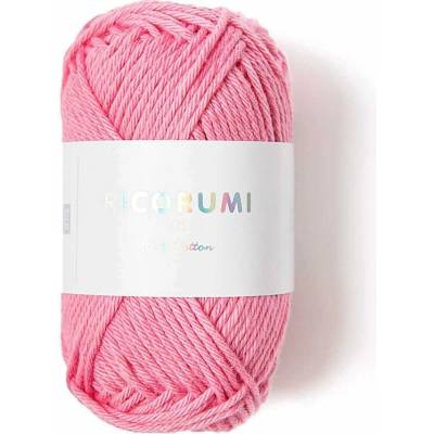 Rico Design Bavlnená háčkovacia priadza Ricorumi dk odtieň 012 ružová - 1 ks