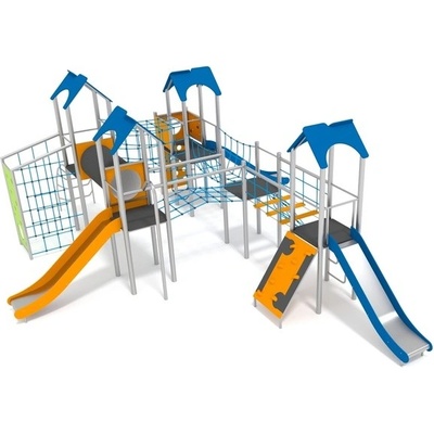 Playground System Detské ihrisko z nerezu Penta so šmykľavkou 11214