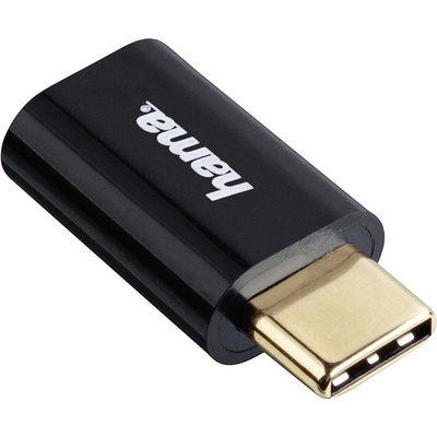 Hama redukce Micro USB/USB-C 2.0 černá