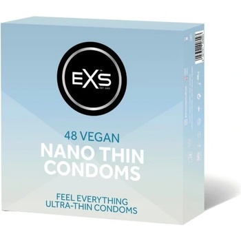 EXS Condoms 48 бр. Ултра тънки презервативи EXS Nano Thin