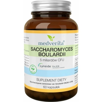 Medverita Saccharomyces Boulardii Biootic 5 miliárd CFU 120 kapsúl