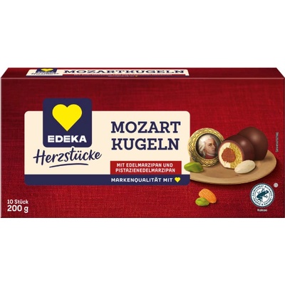 Edeka Mozartovy koule s marcipánem a pistáciemi 200 g