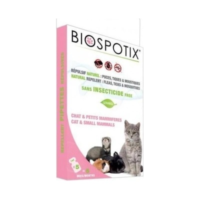 Biogance BIOSPOTIX -Спот он , пипети за котки 5 бр. х 1мл