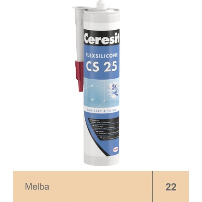 Ceresit CS 25 sanitární silikon 280 g melba
