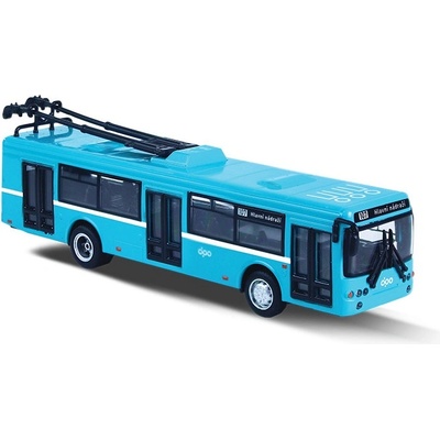 Rappa Метален тролейбус Rappa - 16 cm, син (204072)