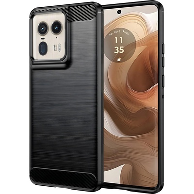 Techsuit Carbon Shield TPU калъф за Motorola Edge 50 Ultra - Черен KP36940 (36940)