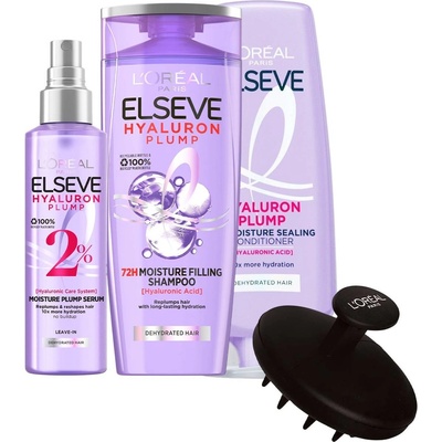 L'Oréal L'Oréal Elseve Комплект Hyaluron Plump - Шампоан, Балсам и Серум, 250 + 200 + 150 ml