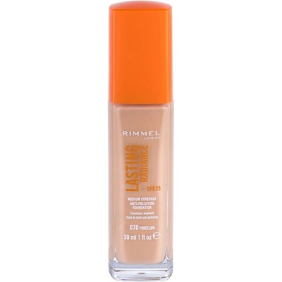 Rimmel Lasting Radiance rozjasňující make-up SPF25 070 Porcelain 30 ml