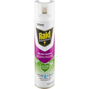 Raid Essentials Multi Insect Insekticid proti létajícímu a lezoucímu hmyzu spray 400 ml