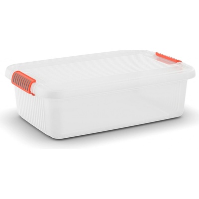 KIS K Latch Box M, průhledná/oranžová