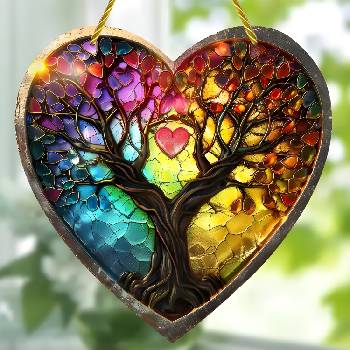 HARAHU Ловец на слънце - Tree of Life Heart/L KP31605