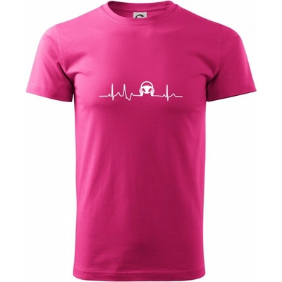 EKG Heavy New vodič tričko purpurové