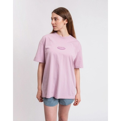 Patagonia W's '95 Oval Logo Oversized T Shirt Quiet Violet