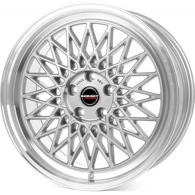 BORBET B 7x17 4x108 ET20 silver lip polished