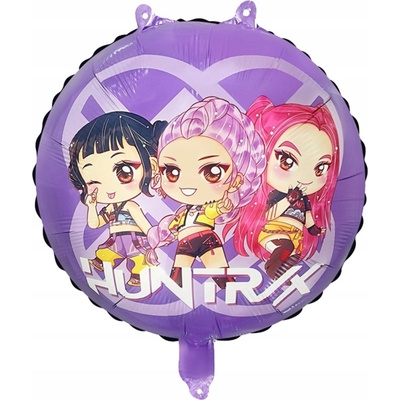 HeliumKing Fóliový balón KPOP HUNTR X fialový 45 cm