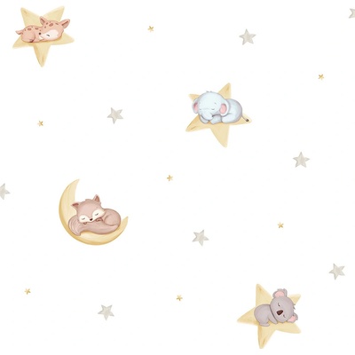ICH Wallcoverings 450-3 papírová tapeta na zeď Pippo rozměry 0,53 x 10,05 m