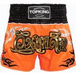 Top King Тренировъчни шорти Top King Thai Boxing orange/black