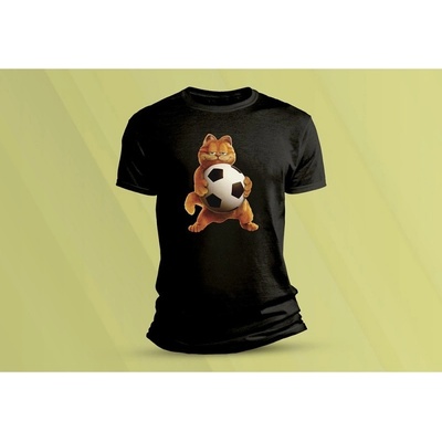 Sandratex dětské bavlněné tričko Garfield černá