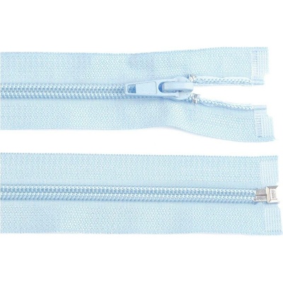 Pro Háčkování Spirálový zip No 5 dělitelný 30 cm ledově modrý