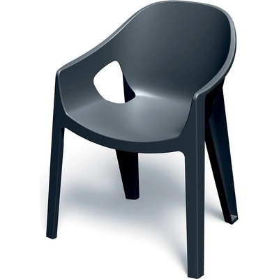 Ferne Židle s područkami PREMO 65 x 56 x 83 cm, uhelná