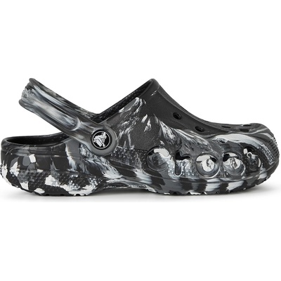 Crocs Baya Marble Clog Womens - Black/White