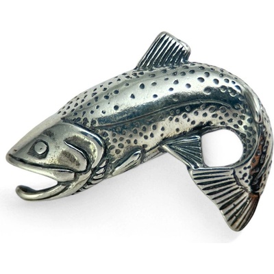 Drakkaria PSTRUH ryba stříbrný přívěšek P3987