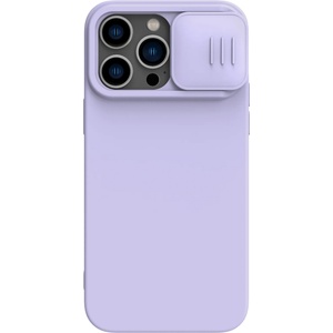 Nillkin Калъф Nillkin CamShield Silky Magnetic silicone за iPhone 14 Pro - Лилав