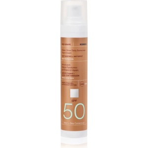 KORRES Red Grape Sheer Glow слънцезащитен крем за озаряване на лицето SPF 50 50ml