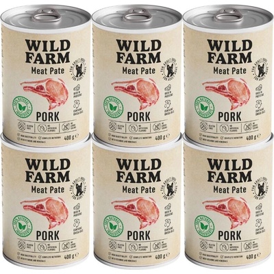 Wild Farm Pate Pork 6 x 400 g