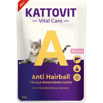 Kattovit Vital Care Anti Hairball losos 85 g