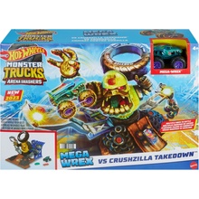 Hot Wheels Autodráha Monster Trucks Mega-Wrex versus Crushzilla v aréně