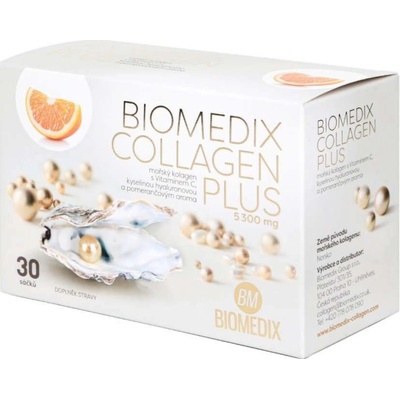 Biomedix Collagen Plus pomeranč 30 sáčků