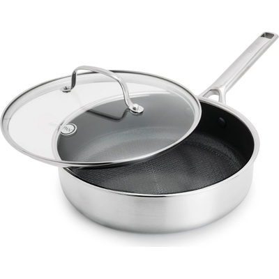 GreenPan Nerezová hlboká panvica s hybridným keramickým nepriľnavým povrchom Thermobond, kolekcia Apex, 24 cm CC010198-001