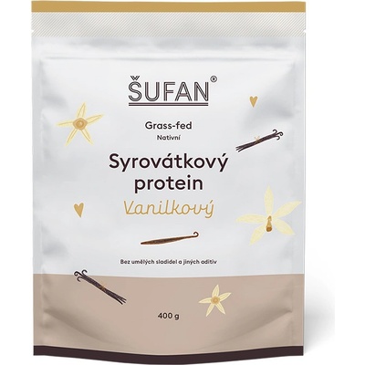 Šufan Syrovátkový protein Vanilkový 400 g – Zboží Dáma
