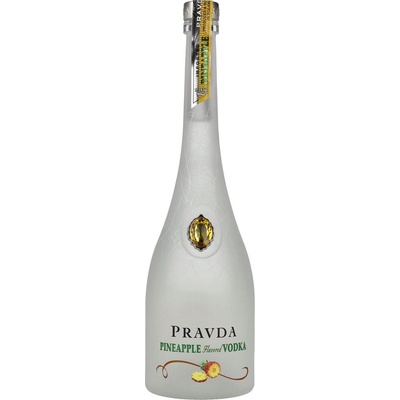 Pravda Vodka Pineapple 37,5% 0,7 l (holá láhev)