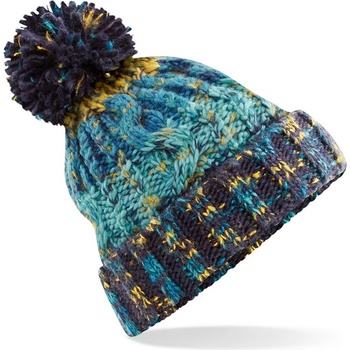 Beechfield s bambulí Corkscrew beanie B486 emerald