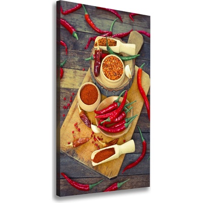 Vertikálny foto obraz na plátne Chilli papričky 50x100 cm