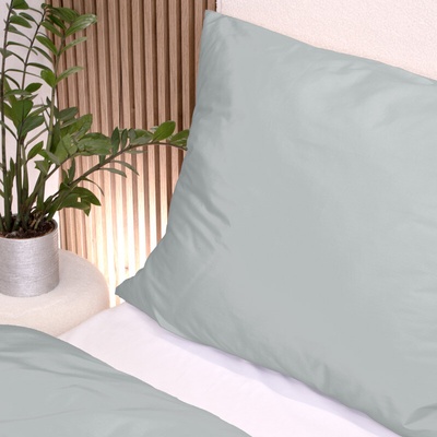 Takoy Obliečka na vankúš bavlnený satén 70x90 svetlo šedá premium-HT-00798 70x90