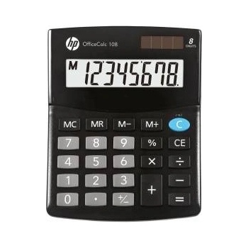 HP HP Calculator Office Calculator HP-OC 108/INT BX, 8-digit. Display, 125x101x33mm, black