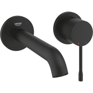 GROHE Essence M 18 cm матово черно Смесител за вграждане за мивка Phantom Black без тяло за вграждане (29192KF1)