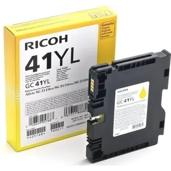 Ricoh Мастило гел RICOH GC 41YL, GelJet SG 2100N/2100DN, 600 копия, Yellow (RICOH-INK-GC41YL)